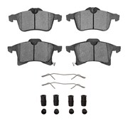 DYNAMIC FRICTION CO 3000 Ceramic Brake Pads and Hardware Kit, Low Dust, Low Copper Ceramic, 100% Asbestos-free, Front 1310-1361-01